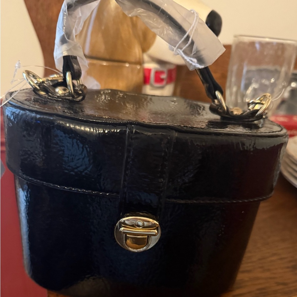 Neiman Marcus Elegant Black box Crossbody/handbag- NWT